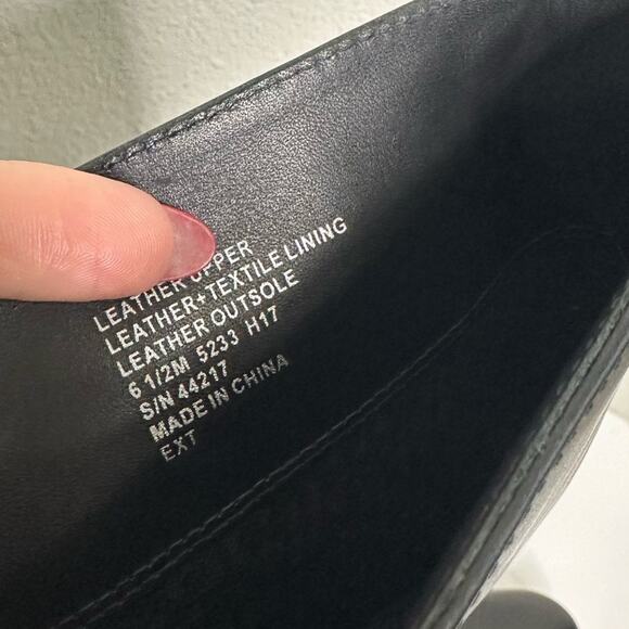 TORY BURCH Sofia Black Leather Riding Boot Knee-High Extended Width Size 6.5 NEW - Picture 8 of 9